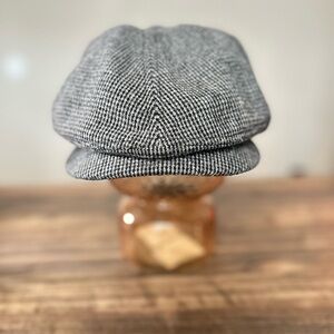 Vintage tweed Gray drivers
newsboy cap hat size L/XL